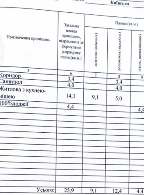 Квартира на вул. Миколи Сингаївського в Києві, ID 249573, фото №19
