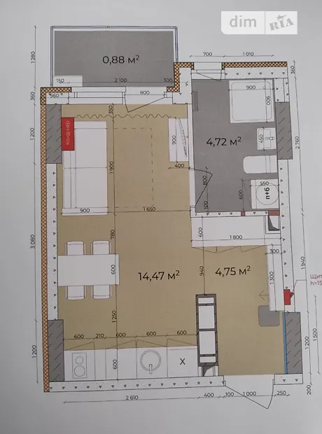 Квартира на вул. Василя Стуса, 35Б в Києві, ID 163699, фото №23