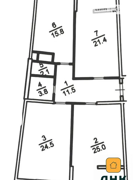 Квартира на вул. Валерія Самофалова 16А/2 в Одесі, ID 180367, фото №15