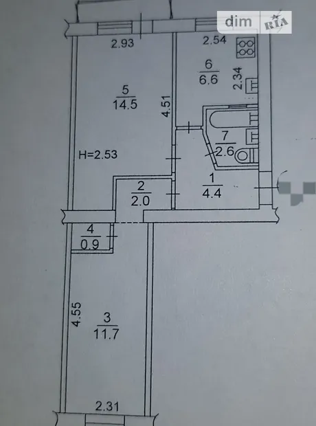 Квартира на просп. Відрадний 14/45 в Києві, ID 182093, фото №17