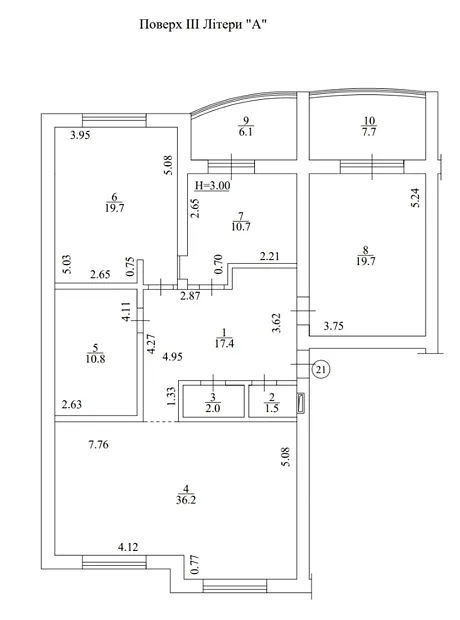 Квартира на вул. Борщагівська, 30А в Києві, ID 220305, фото №26