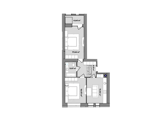 Квартира на вул. Національної Гвардії, 14С, ID 474823, фото №1