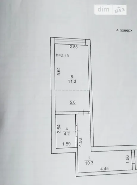 Квартира на вул. Антонія Михайловського в Києві, ID 240170, фото №35