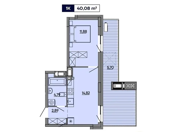 Квартира на вул. Миколайчука, 17 в Львові, ID 163330, фото №2