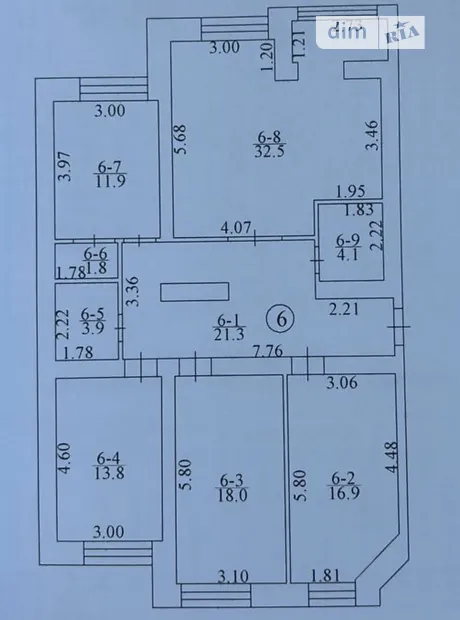 Квартира на вул. Кобилянської Ольги 1В/4 в Києві, ID 235022, фото №14