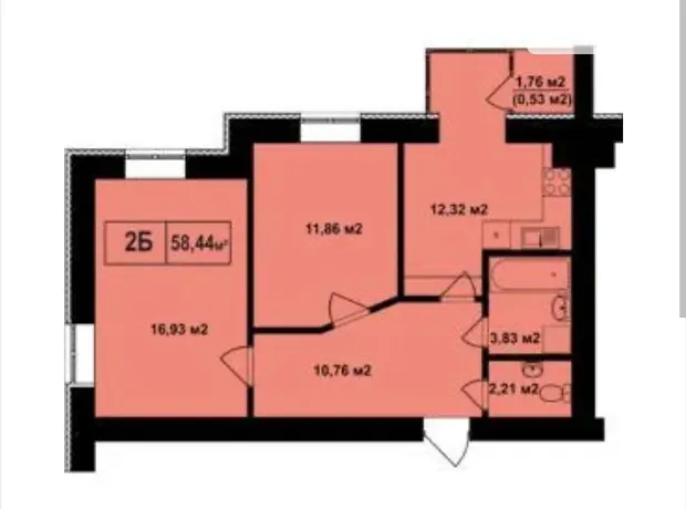 Квартира на вул. Свято-Покровська 73Б/6 в Києві, ID 306996, фото №9
