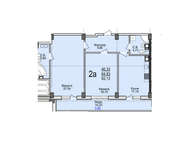 Квартира на бул. Шевченка, 202 в Черкаси, ID 247623, фото №1