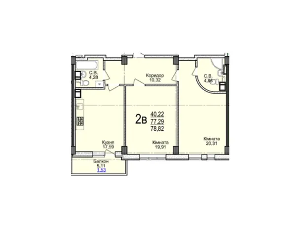 Квартира на бул. Шевченка, 202 в Черкасах, ID 231350, фото №6