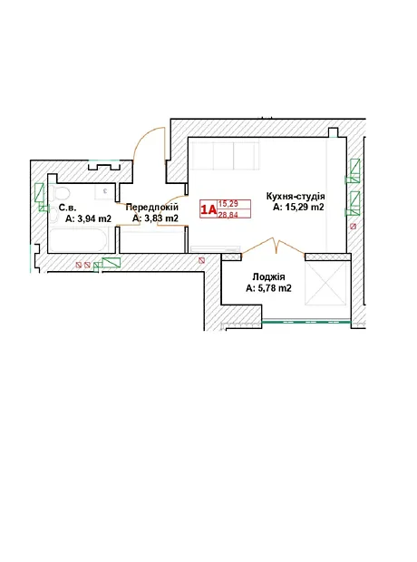 Квартира на вул. Вишнева, 35 в Києві, ID 233707, фото №3