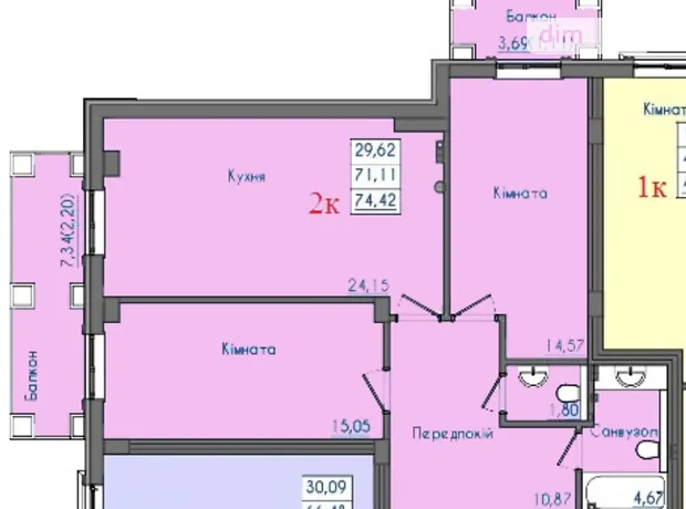 Квартира на вул. Фонтанська дор, 64\u002F1 в Одесі, ID 175295, фото №14