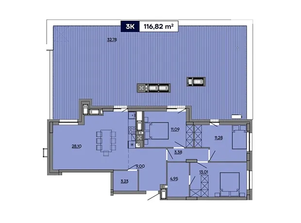Квартира на вул. Миколайчука, 17 в Львові, ID 174064, фото №2