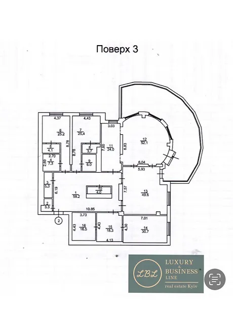 Квартира на вул. Івана Мазепи, 11Б в Києві, ID 167729, фото №13