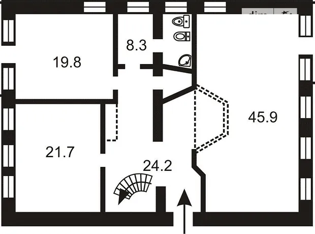 Квартира на вул. Щекавицька 7/10 в Києві, ID 183287, фото №1