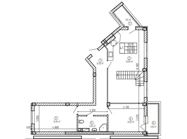 Квартира на вул. Новопольова, 2 в Києві, ID 164822, фото №3