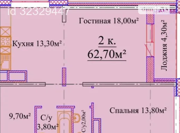 Квартира на вул. Варненська, 29 в Одесі, ID 177646, фото №12