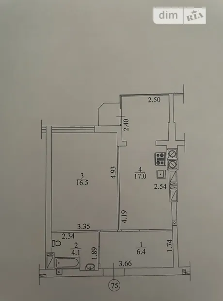 Квартира на вул. Прорізна, 15 в Києві, ID 307280, фото №7