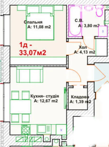Квартира на вул. Троїцька, 15 в Києві, ID 222786, фото №5