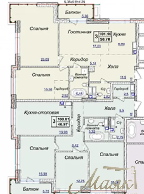 Квартира на вул. Драгомирова, 19А в Києві, ID 180007, фото №2
