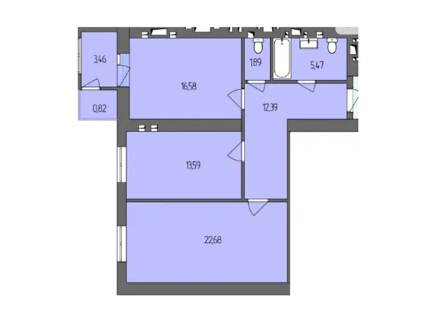 Квартира на вул. Гетьмана Мазепи, 6Ж в Хмельницький, ID 290854, фото №1