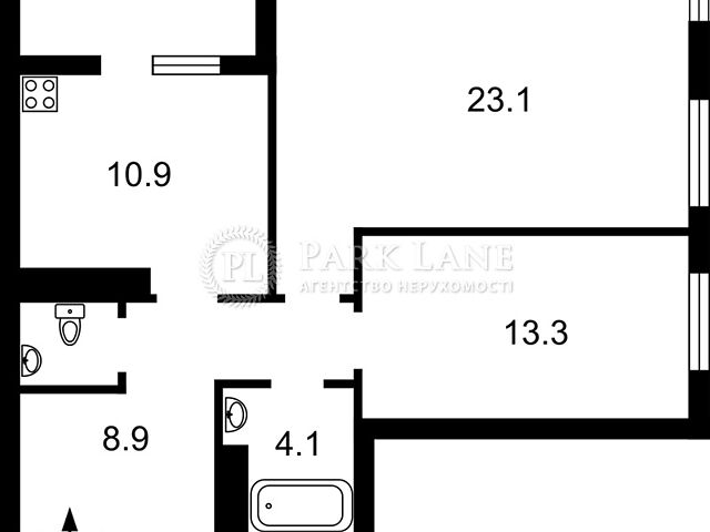 Квартира на вул. Автозаводська, 72Б в Києві, ID 165939, фото №1