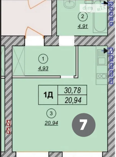 Квартира на вул. Соборна 2К/2 в Києві, ID 318479, фото №12