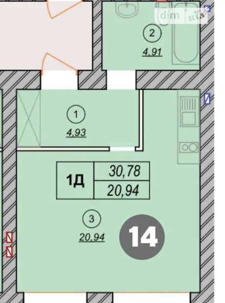 Квартира на вул. Соборна 2К/2 в Києві, ID 224443, фото №16