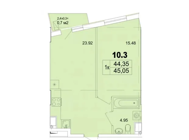 Квартира на вул. Чубаївська, 1 в Одесі, ID 174303, фото №7