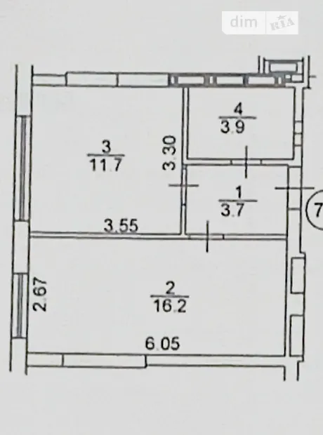 Квартира на вул. Університетська, 1М в Києві, ID 233181, фото №2