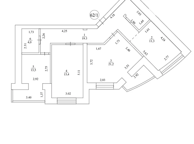 Квартира на вул. Радистів 34/1 в Києві, ID 192135, фото №2