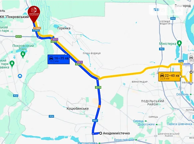 Квартира на вул. Свято-Покровська 73Б/6 в Києві, ID 307301, фото №17
