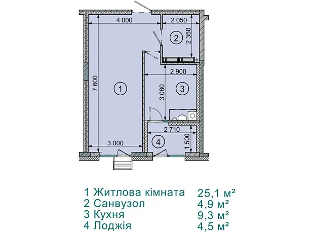 Квартира на вул. Соборна, 77А в Київ, ID 329831, фото №5