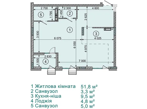 Квартира на вул. Соборна, 77А в Києві, ID 235425, фото №1