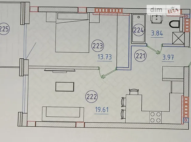 Квартира на вул. Одеської громади, 7А в Одесі, ID 196375, фото №20
