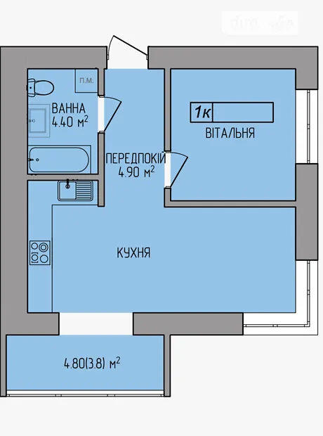 Квартира на вул. Миру в Івано-Франківську, ID 195401, фото №11