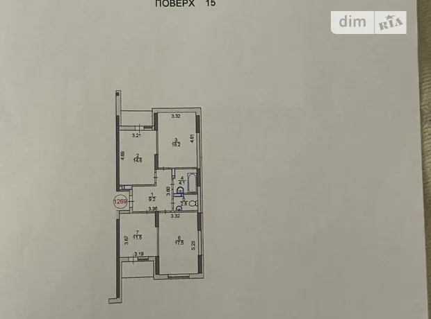 Квартира на вул. Каховська, 62А в Києві, ID 167342, фото №27