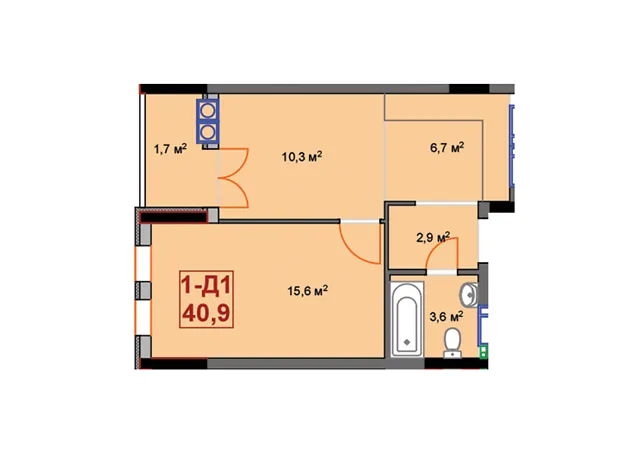 Квартира на вул. Університетська, 1Т в Києві, ID 244184, фото №8
