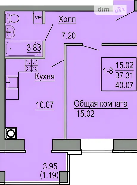 Квартира на вул. Соборна 126/10 в Києві, ID 261124, фото №14