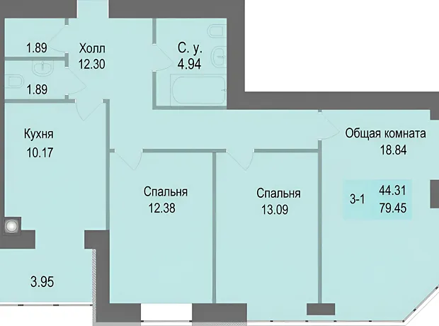 Квартира на вул. Соборна 126/13 в Києві, ID 239372, фото №11