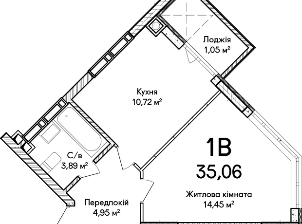 Квартира на вул. Кобилянської Ольги в Києві, ID 271931, фото №6