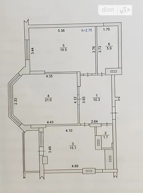Квартира на вул. Парусна в Одесі, ID 306076, фото №11