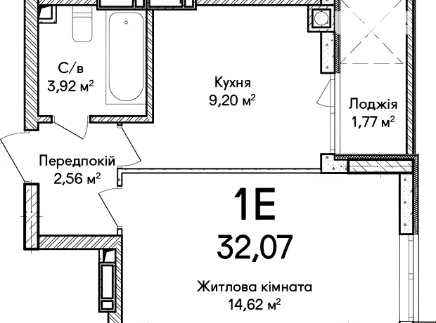 Квартира на вул. Ольги Кобилянської 1В/19 в Києві, ID 239661, фото №8