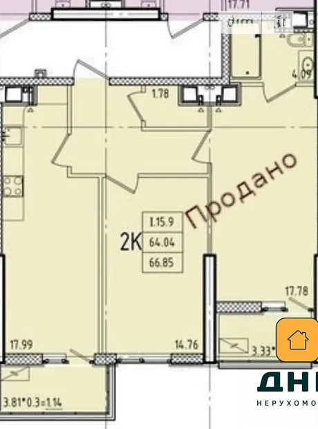 Квартира на вул. Генуезька, 1 в Одесі, ID 190812, фото №12