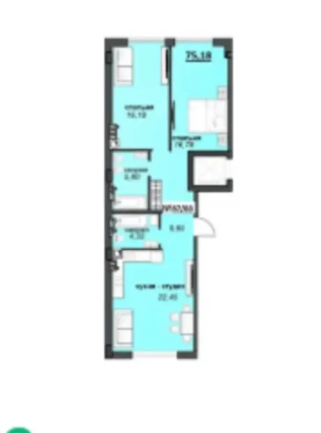Квартира на вул. Олександрійська в Одесі, ID 305666, фото №8