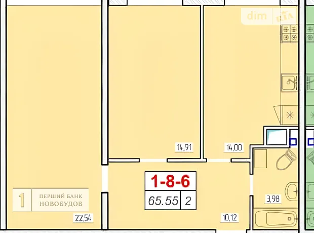 Квартира на вул. Перлинна, 9 в Одесі, ID 306266, фото №8