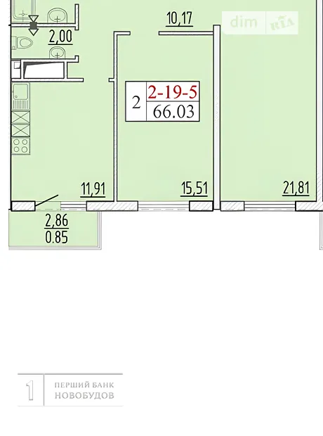 Квартира на вул. Перлинна, 12 в Одесі, ID 306263, фото №10