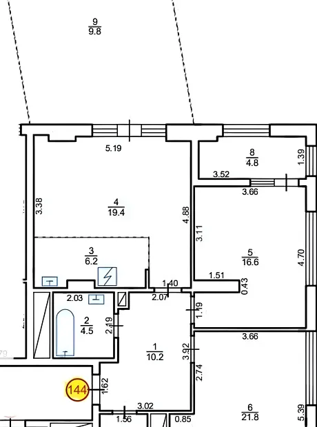 Квартира на вул. Хмельницького Богдана, 207 в Львові, ID 180661, фото №4