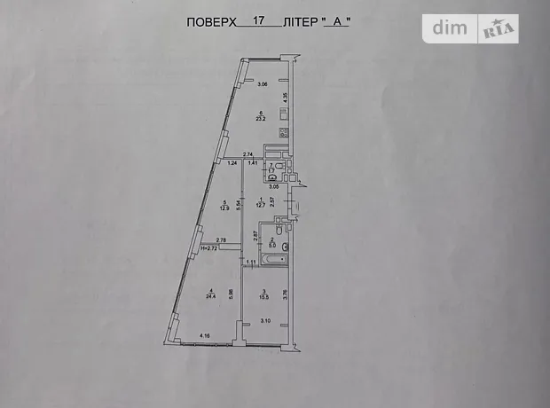 Квартира на вул. Академіка Заболотного, 1Б в Києві, ID 192794, фото №18