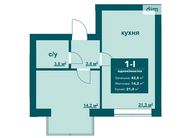 Квартира на вул. Захисників, 6 в Києві, ID 268616, фото №16