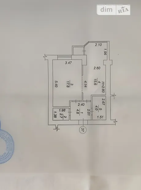 Квартира на вул. Мечникова, 109Б в Києві, ID 271963, фото №2