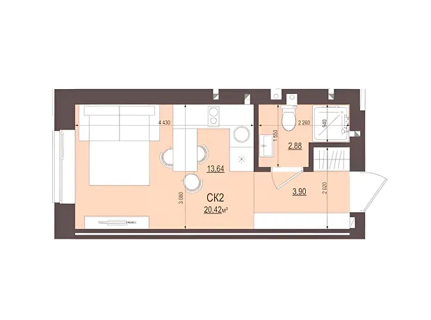 Квартира на вул. Мирна, 3Е в Києві, ID 307257, фото №15
